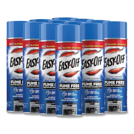 Easy-Off Fume Free Oven Degreaser, 14.5 oz Aerosol Can, Foam, 12 PK 62338-87977